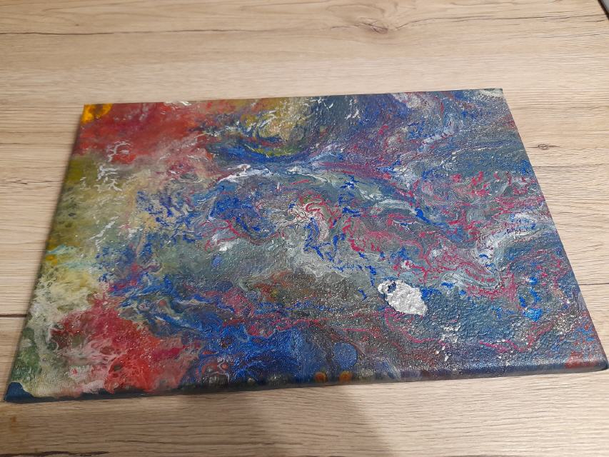 Pouring-Technik - Acrylbilder